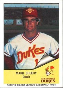 1984 Cramer Albuquerque Dukes #246 Mark Sheehy Front