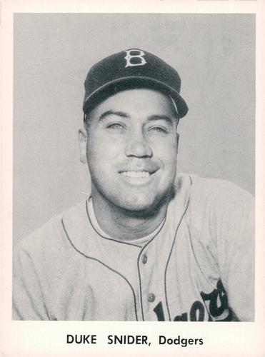 1956 Jay Publishing Brooklyn Dodgers #NNO Duke Snider Front