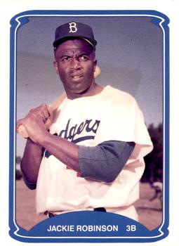 1987 TCMA 1955 Brooklyn Dodgers #3 Jackie Robinson Front