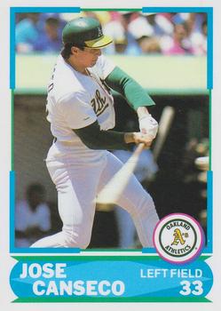 1988 Score - Young Superstars Series I #30 Jose Canseco Front