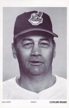 1987 Cleveland Indians Photocards #NNO Jack Aker Front