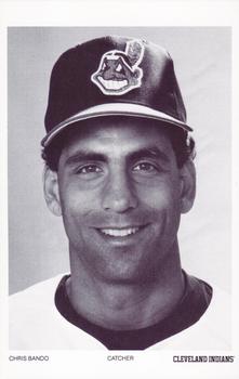 1987 Cleveland Indians Photocards #NNO Chris Bando Front