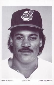 1987 Cleveland Indians Photocards #NNO Carmen Castillo Front