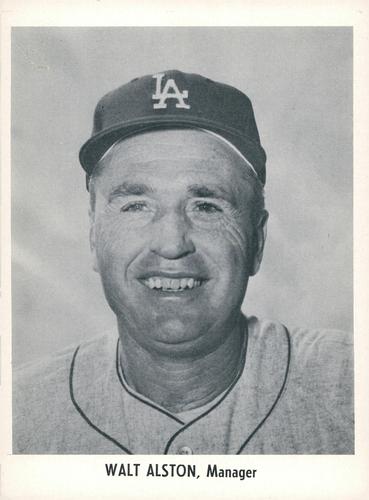 1958 Jay Publishing Los Angeles Dodgers #NNO Walt Alston Front