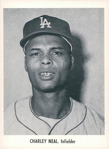 1958 Jay Publishing Los Angeles Dodgers #NNO Charley Neal Front
