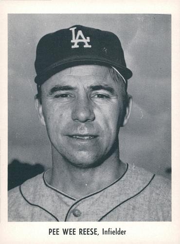 1958 Jay Publishing Los Angeles Dodgers #NNO Pee Wee Reese Front