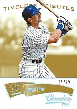 2014 Panini Classics - Timeless Tributes Gold #113 Robin Yount Front