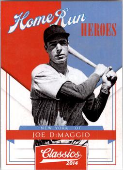 2014 Panini Classics - Home Run Heroes #16 Joe DiMaggio Front