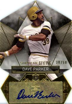 2014 Topps Supreme - Supreme Styling Autographs #SS-DP Dave Parker Front