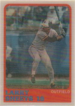 1988 Sportflics #161 Larry Sheets Front