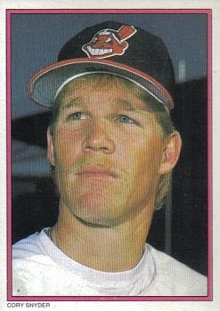 1988 Topps - 1988 All-Star Set Collector's Edition (Glossy Send-Ins) #23 Cory Snyder Front