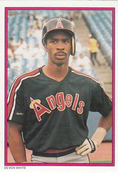 1988 Topps - 1988 All-Star Set Collector's Edition (Glossy Send-Ins) #29 Devon White Front