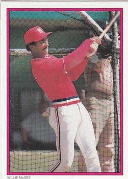 1988 Topps - 1988 All-Star Set Collector's Edition (Glossy Send-Ins) #36 Willie McGee Front
