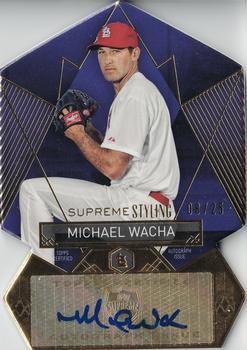 2014 Topps Supreme - Supreme Styling Autographs Purple #SS-MWA Michael Wacha Front