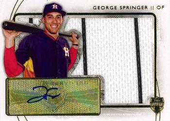 2014 Topps Supreme - Supreme Scope Autograph Patches #SSC-GS George Springer Front