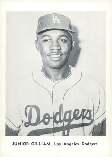 1961 Jay Publishing Los Angeles Dodgers #NNO Junior Gilliam Front