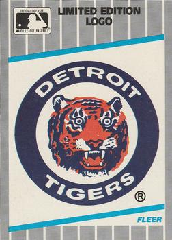 1989 Fleer - Cello / Wax Box Bottom Singles #C-13 Detroit Tigers Logo Front