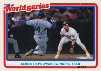1989 Fleer - World Series #10 Series Caps Award-Winning Year Front