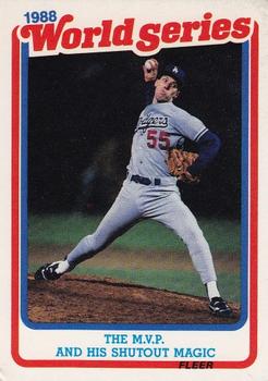 1989 Fleer - World Series #11 The MVP and His Shutout Magic Front