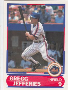 1989 Score - Young Superstars 1 #1 Gregg Jefferies Front