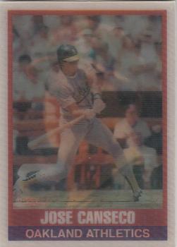 1989 Sportflics #1 Jose Canseco Front