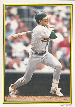 1989 Topps - 1989 All-Star Set Collector's Edition (Glossy Send-Ins) #50 Walt Weiss Front