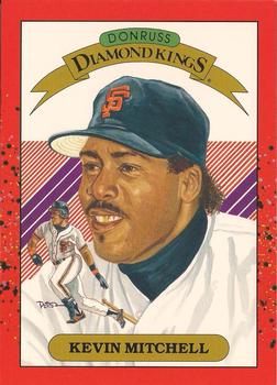 1990 Donruss - Super Diamond Kings #11 Kevin Mitchell Front