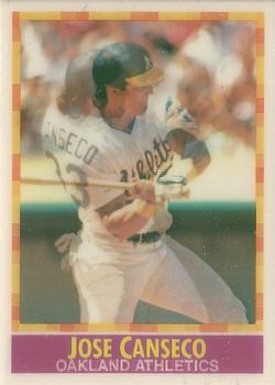 1990 Sportflics #23 Jose Canseco Front