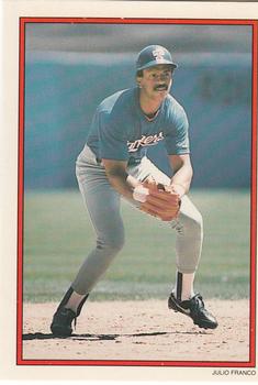 1990 Topps - 1990 All-Star Set Collector's Edition (Glossy Send-Ins) #35 Julio Franco Front