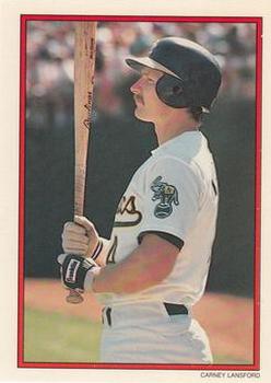 1990 Topps - 1990 All-Star Set Collector's Edition (Glossy Send-Ins) #6 Carney Lansford Front