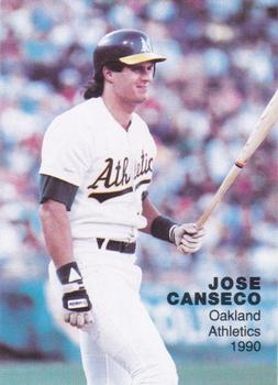 1990 Blue Sox Action Superstars (unlicensed) #1 Jose Canseco Front