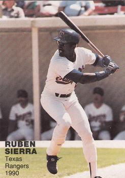 1990 Blue Sox Action Superstars (unlicensed) #7 Ruben Sierra Front