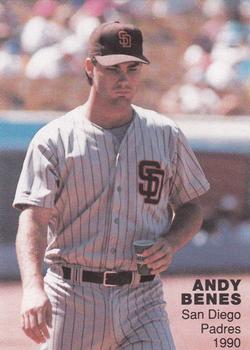 1990 Blue Sox Action Superstars (unlicensed) #9 Andy Benes Front
