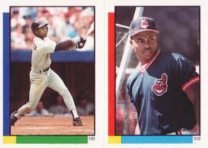 1990 Topps Stickers #103 / 212 Bip Roberts / Joey Belle Front
