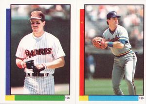 1990 Topps Stickers #106 / 199 Mike Pagliarulo / Paul Molitor Front