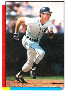 1990 Topps Stickers #281 Alan Trammell Front