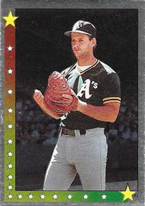 1990 Topps Stickers #163 Terry Steinbach Front