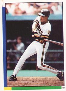 1990 Topps Stickers #123 Barry Bonds Front