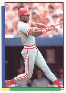1990 Topps Stickers #134 Eric Davis Front