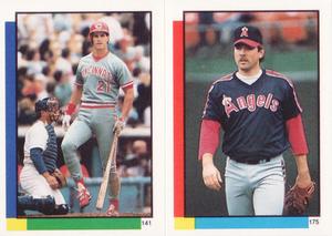 1990 Topps Stickers #141 / 175 Paul O'Neill / Bryan Harvey Front