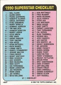 1990 Topps Stickers #102 / 312 Mark Davis / Roberto Kelly Back