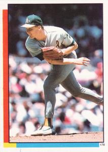 1990 Topps Stickers #178 Mike Moore Front