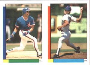 1990 Topps Stickers #52 / 248 Dwight Smith / Kevin Brown Front