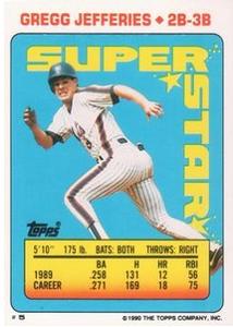 1990 Topps Stickers #171 Chuck Finley Back