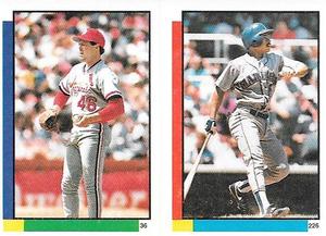 1990 Topps Stickers #36 / 226 Ken Dayley / Greg Briley Front