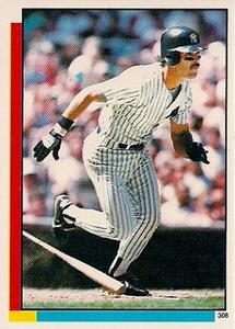 1990 Topps Stickers #308 Don Mattingly Front