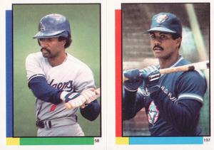 1990 Topps Stickers #58 / 197 Alfredo Griffin / Nelson Liriano Front