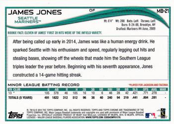 2014 Topps Chrome Update #MB-21 James Jones Back