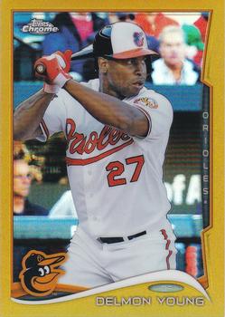 2014 Topps Chrome Update - Gold #MB-31 Delmon Young Front