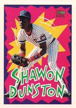 1992 Topps Kids #5 Shawon Dunston Front